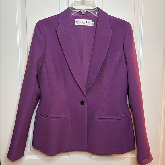 Dior women’s like new Purple Women's Blazer size US 8 - Picture 1 of 8